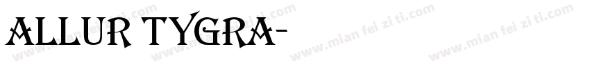 Allur TYGRA字体转换